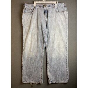 Perry Ellis America Men’s Light Blue Denim Jeans Size 42 X 30 Vintage